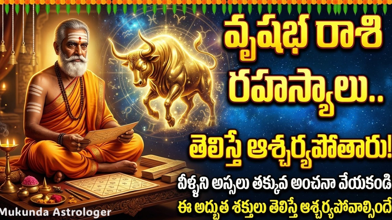 వృషభ రాశి వారి గురించి ఎవ్వరికి తెలియని 10 గుండె పగిలే నిజాలు || Vrushaba rasi rahasyalu