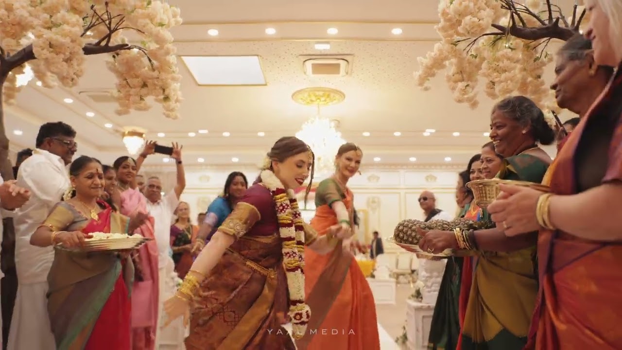 Sarath & Lia | Hindu wedding highlights | Yaal Media 2025 