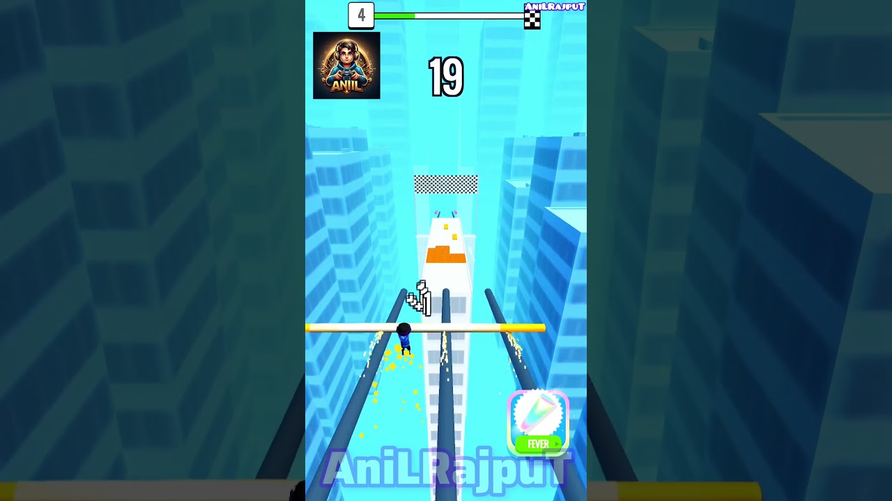 Roof Rails Racing Intresting gameplay Level 4 