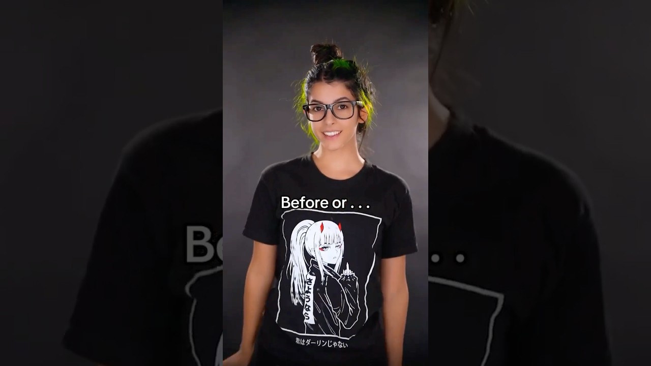 before or after? 👀 #foryou #helpmemakethismakesense #gothclub #fashion #trending #emo #shorts #fyp