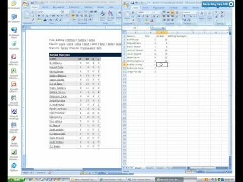 2007 Microsoft Excel Spreadsheet Tutorial