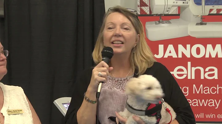 Mary Barnett Wins Janome Sewing Machine at AQS Qui...