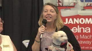 Mary Barnett Wins Janome Sewing Machine At Aqs Quiltweek In Virginia Beach