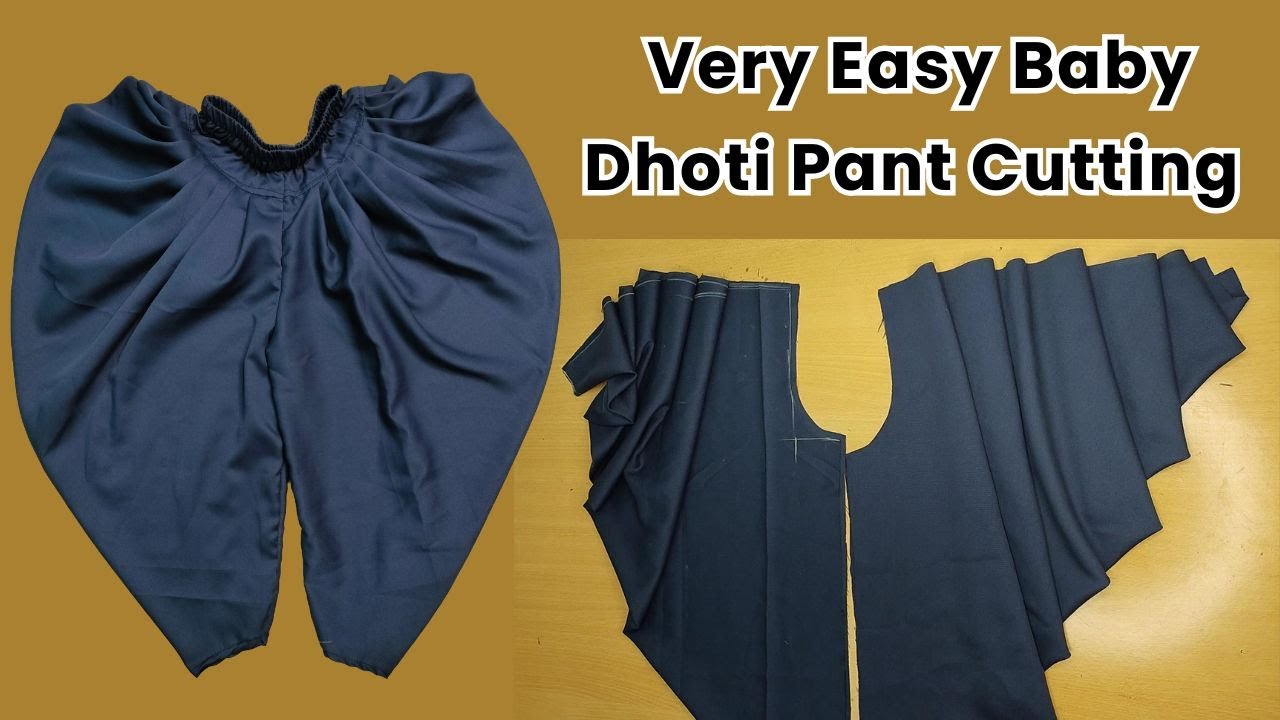 Very Easy Baby Dhoti Pant Cutting  | Dhoti pant cutting