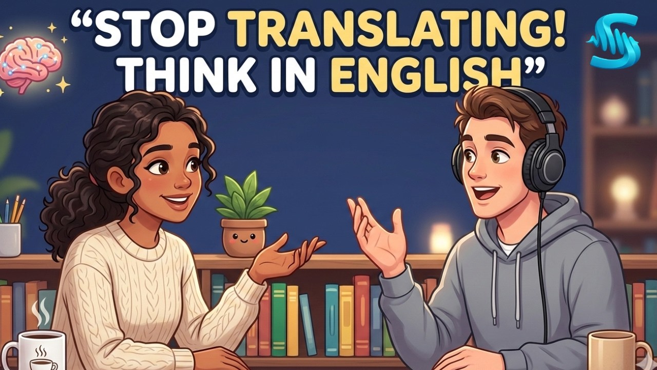 English Podcast for Easy English Conversation | How to Think Directly in English