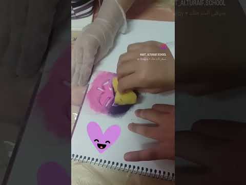 صف سادس درس الطباعة بالاستنسل 