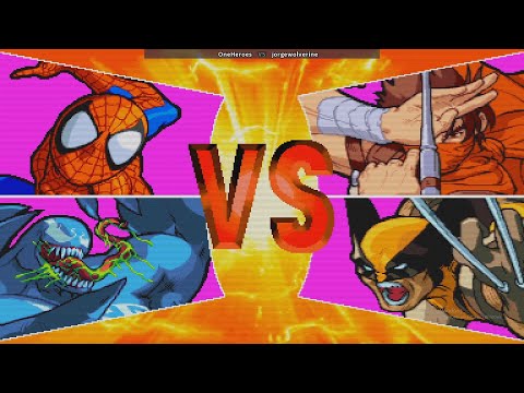 MVC1 - SPIDER-MAN/VENOM VS WOLVERINE/STRIDER HIRYU!