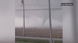 Tornadoes leave a path of death and destruction across the central U.S.