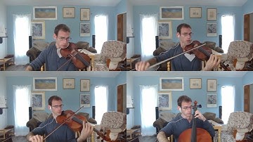 Mozart String Quartet No. 4 in C Major K. 157 - Four Camera Video