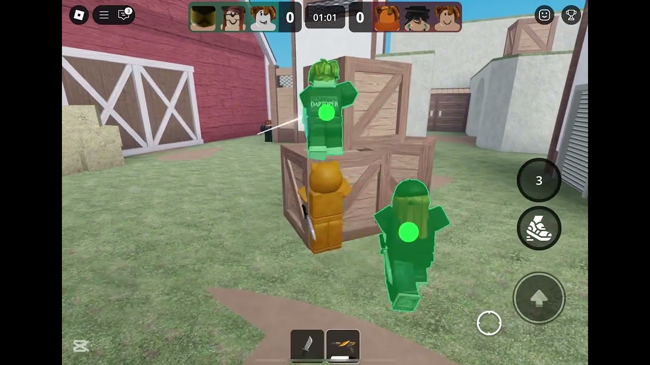 [殺手vs警長MVSD]和好友玩MVSD:)