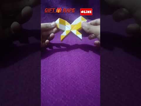 Making beutiful gift 🎁🎁 bow with sneak cube #viral #smk #trending #youtube short