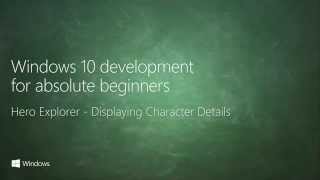 UWP 075 | Hero Explorer: Displaying Character Details
