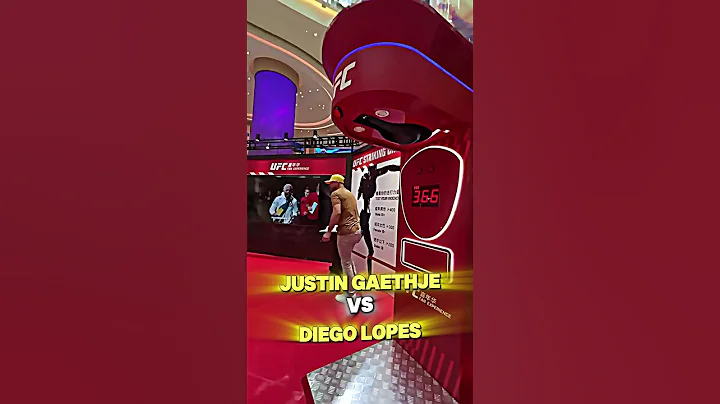 Justin Gaethje and Diego Lopes GO HEAD-TO-HEAD on the Punching Machine! #ufcnews #mmanews #espnmma