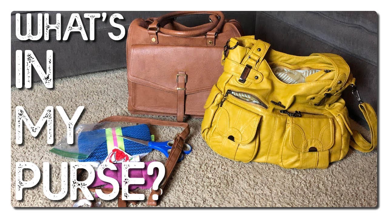 What's in my PURSE? Mom Edition YouTube