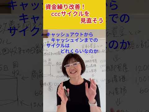 資金繰り改善！cccサイクルを見直そう|資金繰り改善コンサルタント辻朋子 #ショート #資金繰り #中小企業