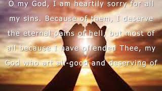 Act Of Contrition Prayer Version 2