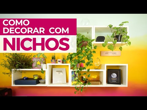 Vídeo: Um nicho na parede como elemento de decoração