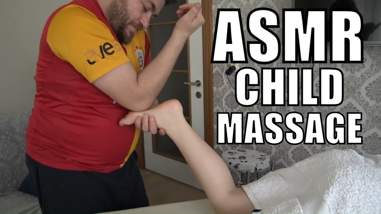 ASMR CHILD BODY MASSAGE FOR SLEEP + back, foot, leg, arm, head, energy