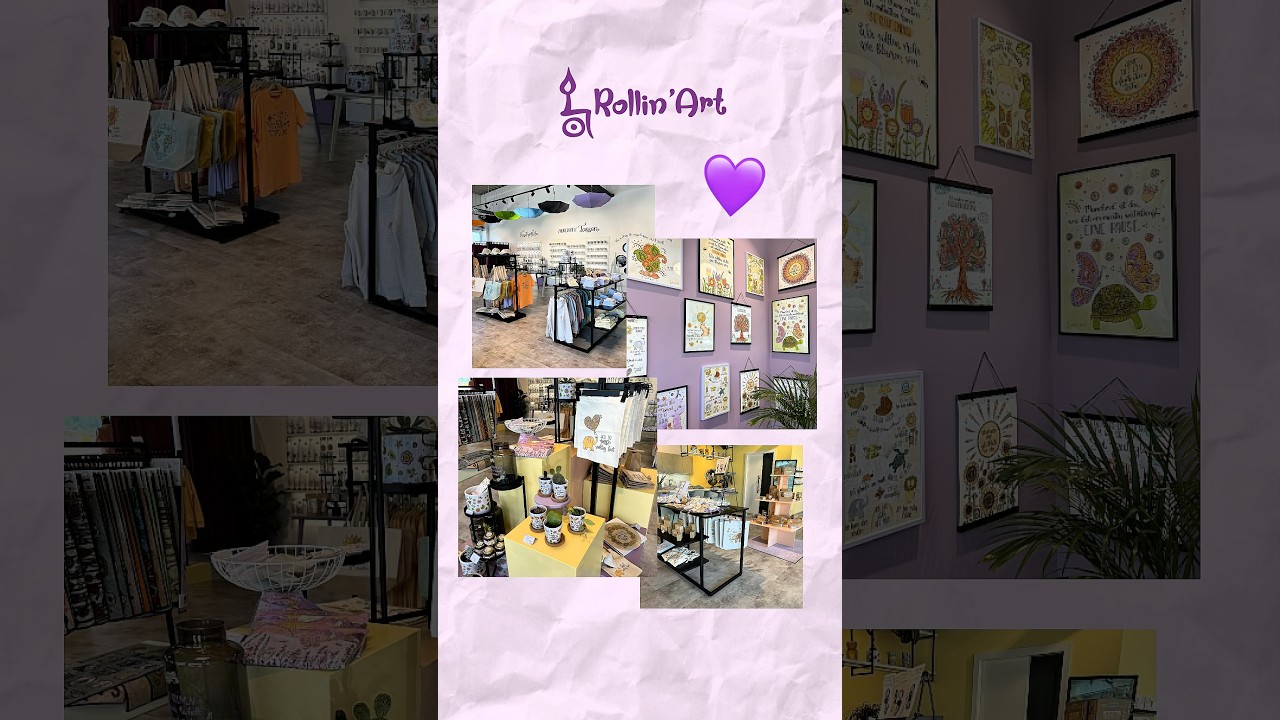 „Woher ist deine schöne Flasche?“ „Von Rollin’Art!💜“