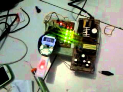 Homemade mp3 player with UV LED - YouTube