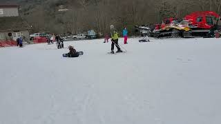 Moti on the Sugar Mountain bunny slope 12-21-19
