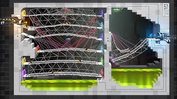Bridge Constructor Portal Convoy Level 57