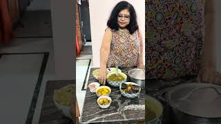 Couple cooking story dinner menu