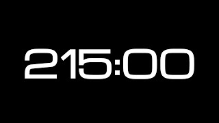 215 Minute Countdown Timer / NO SOUND