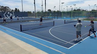 Men’s 3.5 Doubles Pickleball Tournament - Gold Medal Round.  Lance & Alex