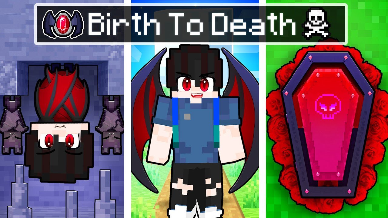 BIRTH to DEATH of a VAMPIRE in Minecraft! | TAROPA VILLAGE