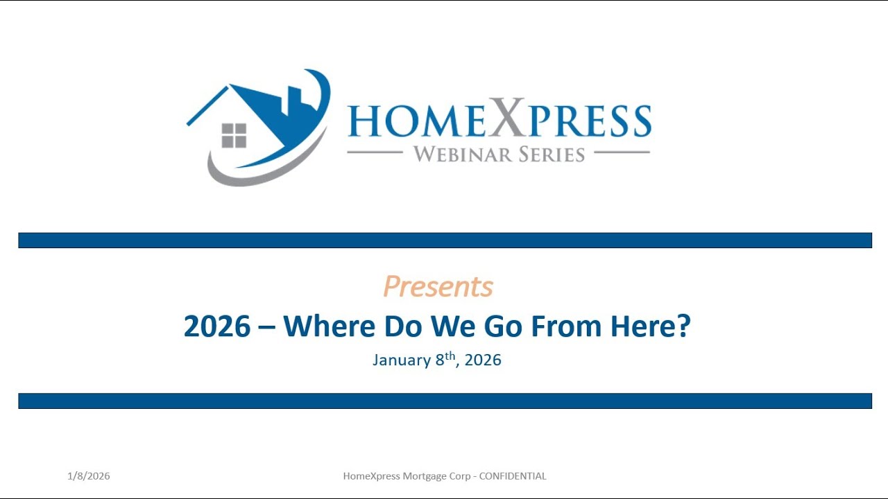 January 2026 Broker Webinar "2026: Where Do We Go From Here?"