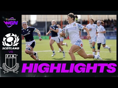 ITALY POWER THROUGH SCOTLAND! Extended Highlights | Scotland v Italy | Guinness W6N