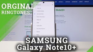 All Ringtones SAMSUNG Galaxy Note10+ Resimi