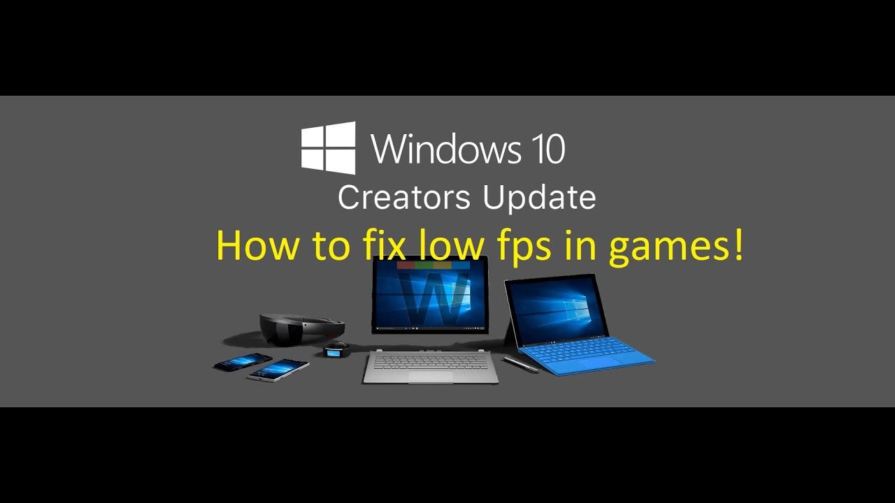 how to increase game fps windows 10