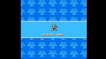 Mega Man 3 - Gemini Man stage (buster only, no damage)