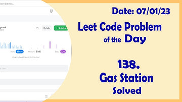 134 || Gas Station || Leetcode Daily Challenge