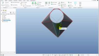 3.8 Transition Circle to Square Offset Profile