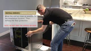 True Undercounter Unit Installation