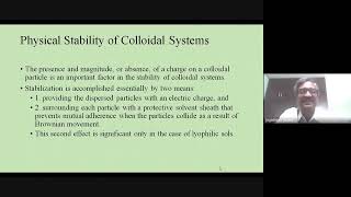 Stability of colloid systems: part 1