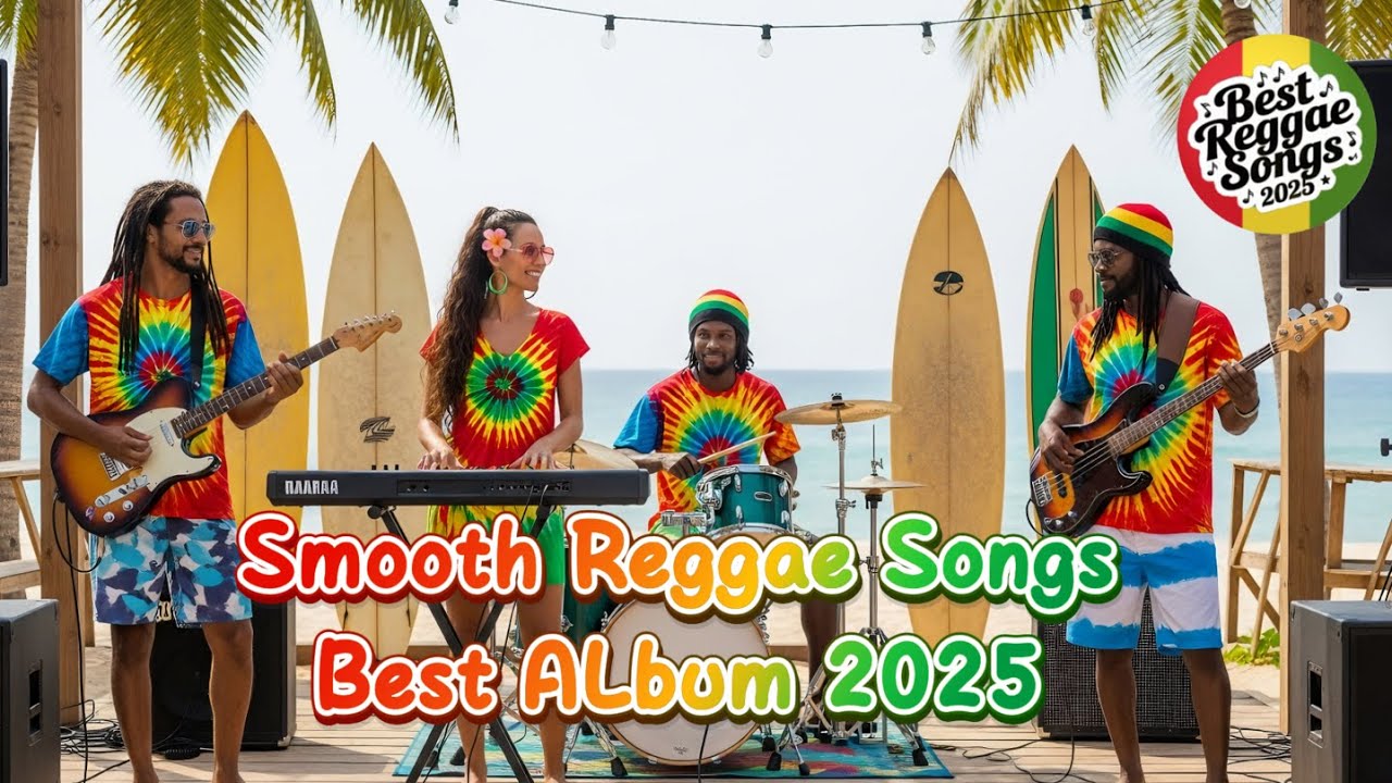 Smooth Reggae Playlist 2025 - Top Slow Reggae Hits 2025 | Soft Rhythms & Coastal Feel🎹💙