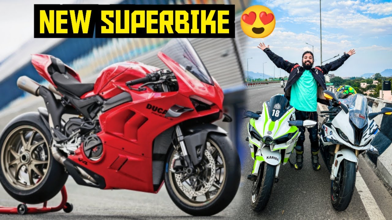 Finally Apni New Superbike Ducati V4 S Ki Delivery Final Hogai Ride Pr 😍