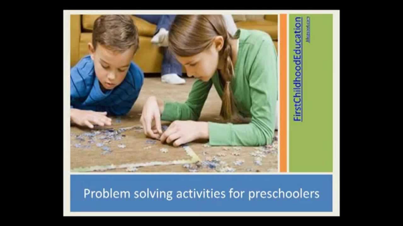 problem solving for preschoolers activities