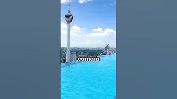 What Happens If Something Falls off an Infinity Pool?