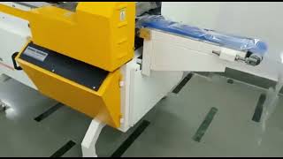 #horizontalflowwrapmachine HORIZONTAL FLOW WRAP MACHINE, PLC + SERVO SYSTEM, MODEL- POLO