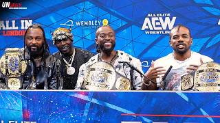 'The New Level' on SIGNING with AEW at the All In 2026 Press Conference! (FIXED AUDIO)
