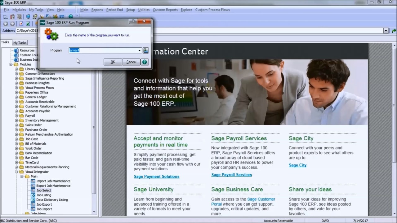 How to Clear AR Receipts and AP Check Printing Issues in Sage 100 - YouTube