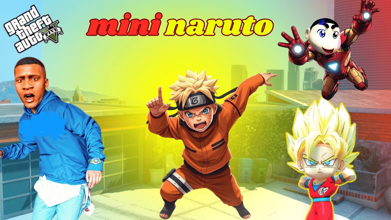 Mini Naruto Joins Franklin & Shinchan After Sonic’s Exit! 💥 | GTA 5 Malayalam
