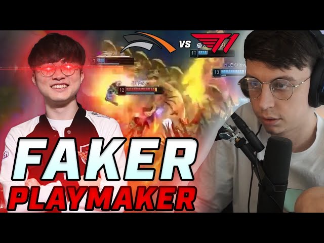 FAKER FAKER PLAYMAKER - HLE VS T1 GAME 5 REVIEW - CAEDREL