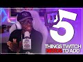 5 Things Twitch NEEDS to Add! #streaming #twitch #gaming