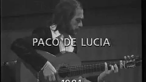 Paco de Lucia "From a Belgian Tv program" 1981